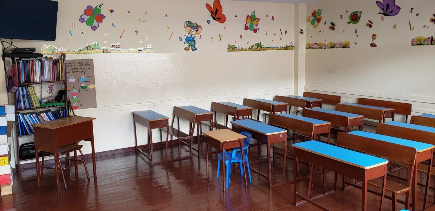 Aula de primaria del colegio
