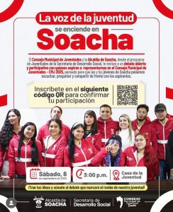 Lee más sobre el artículo INVITACIÓN A PARTICIPACIÓN DEBATE ABIERTO-CONSEJO MUNICIPAL DE JUVENTUDES-CMJ-2025