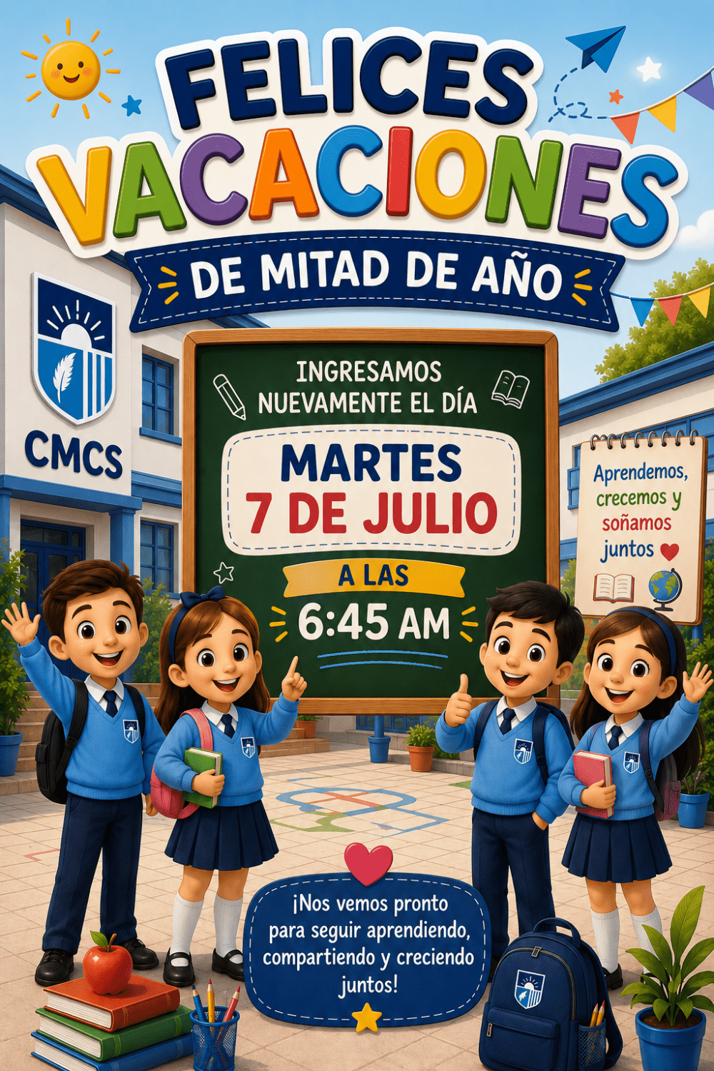 Lee más sobre el artículo INICIO DE VACACIONES – MITAD DE AÑO